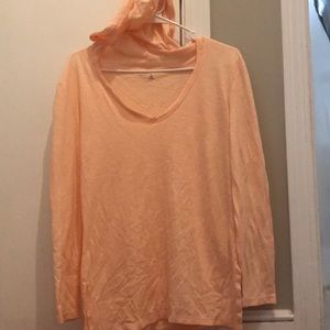 Gap Body orange long sleeve t-shirt